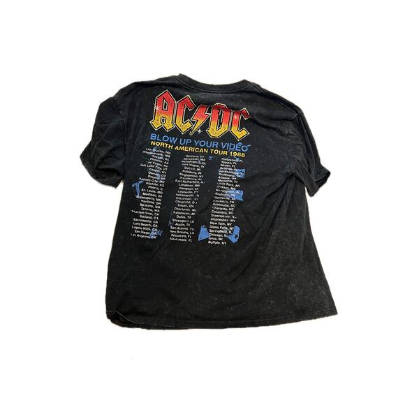AC DC Blow Up Your Video Vintage 1988 T-shirt Mens M - Picture 2 of 3